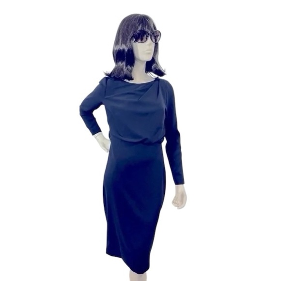 Badgley Mischka Women’s Size 4 Navy Blue Special Occasion Dress - Picture 2 of 5